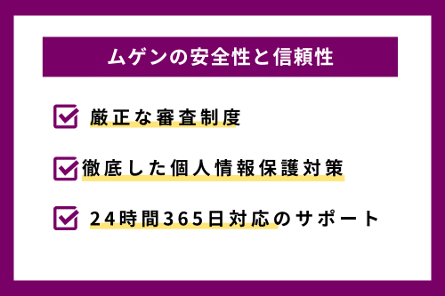 電話占いムゲンの安全性と信頼性は？